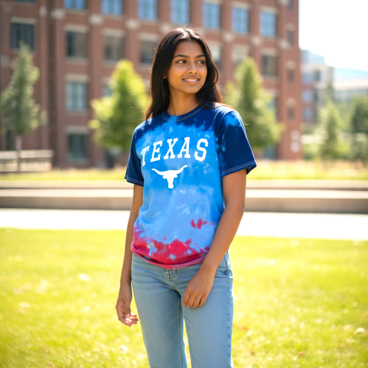 Texas Tie-Dye Short Sleeve T-Shirt-(1 Dzn)