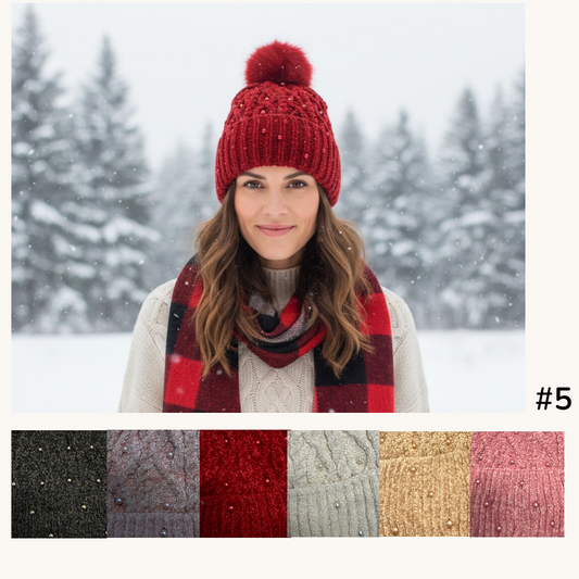 Winter Caps Design #5 - $36/dzn