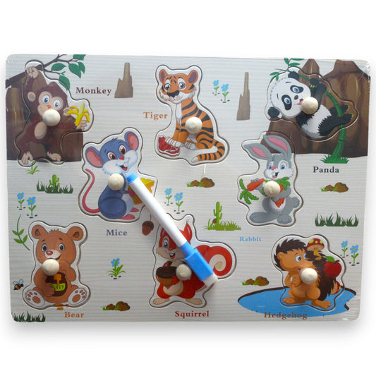 Zoo Nail Art Puzzle (1 Dzn)